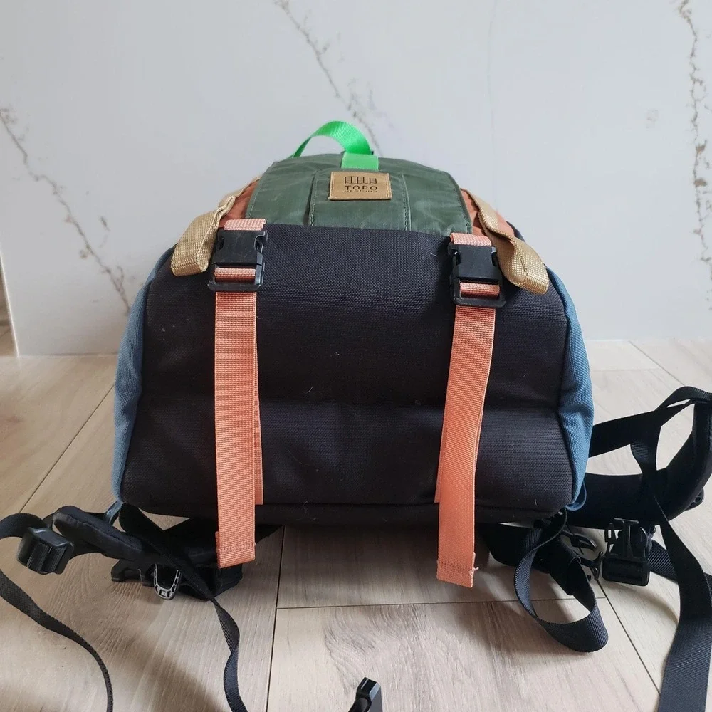 Topo Designs Backpack Multicolor Hiking Daypack One Size Men Nylon Padded Straps